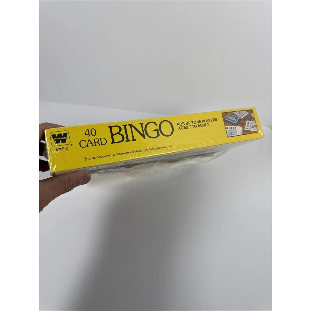 BINGO Classic Game 1991 Golden 40 Card  #4709-6 New Sealed Vintage